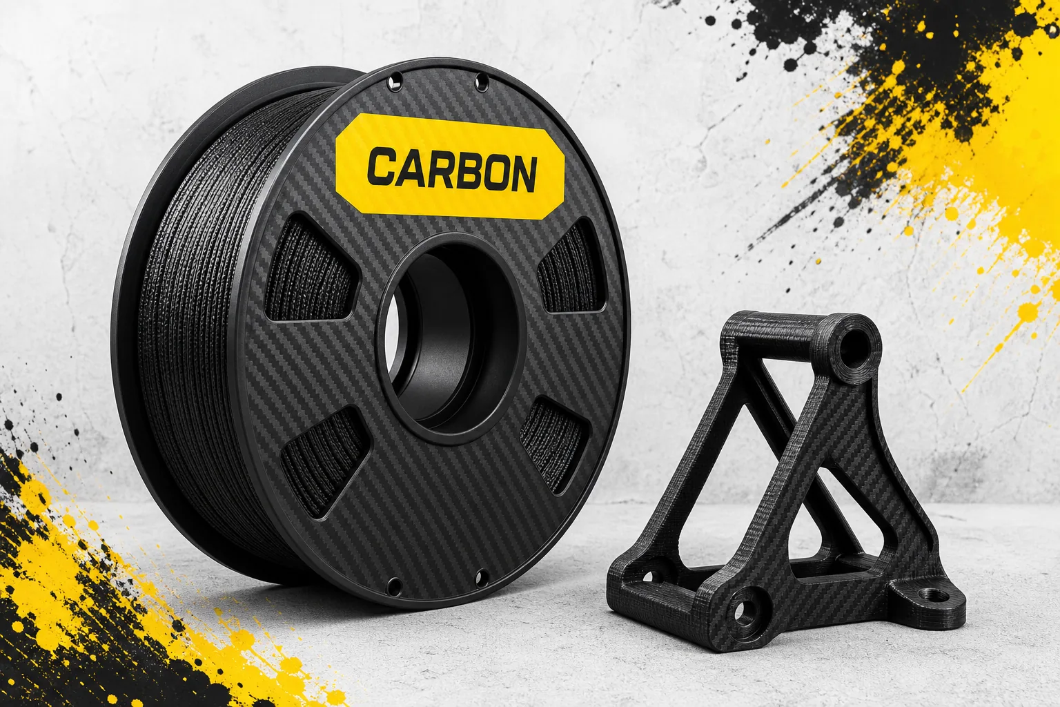 Carbon Fiber Style 3D printing material